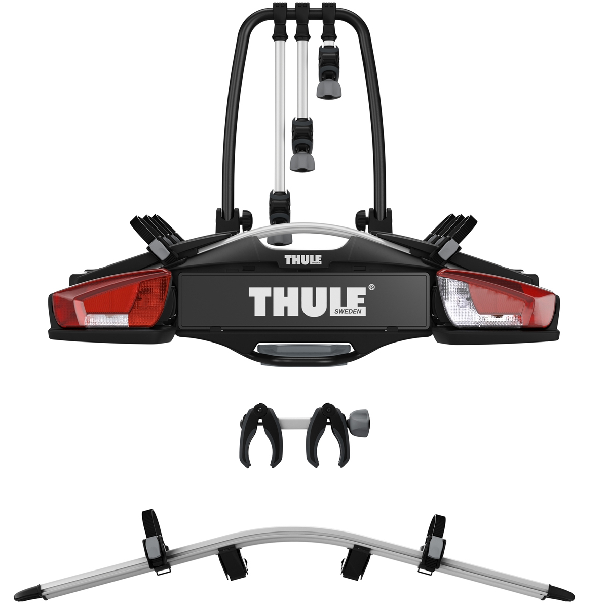 THULE 926 VeloCompact 3 Fahrradtraeger fuer 4 Raeder 3-1 inkl. Erweiterung 9261