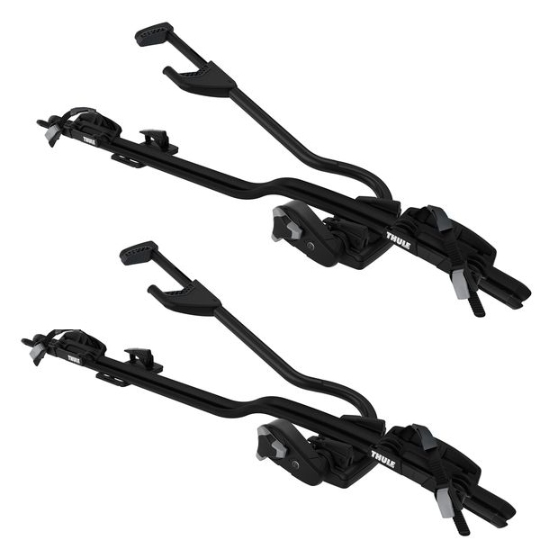 THULE 598 ProRide Fahrradtraeger Dach schwarz 2er Set Spar-Pack