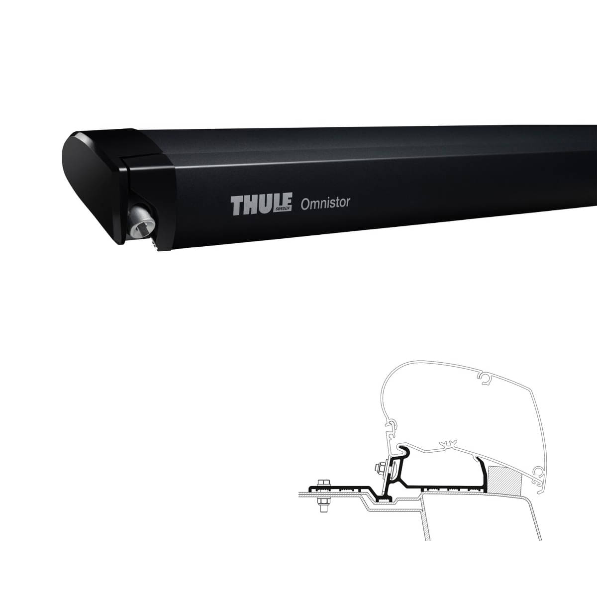 Thule Omnistor 6300 -3-25x2.50- - 302330 - Markise THULE Omnistor 6300 Mystic grau 325 cm Gehaeuse anthrazit