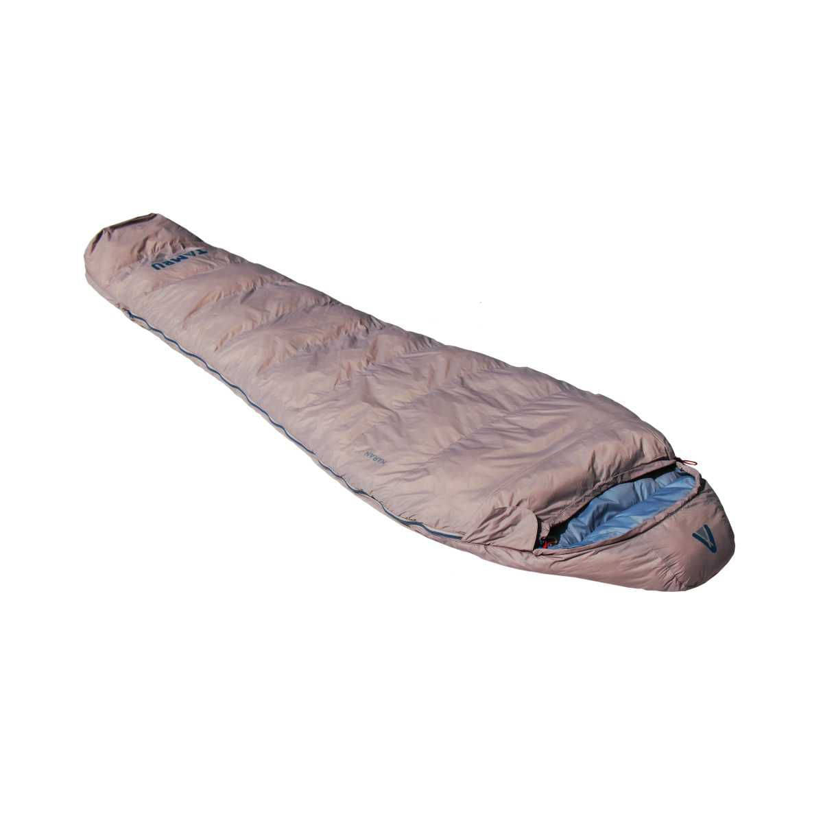 TAMBU NARAM Mumienschlafsack 1525 g Graublau TAMBU NARAM Mumienschlafsack 1525 g Graublau - 20211006