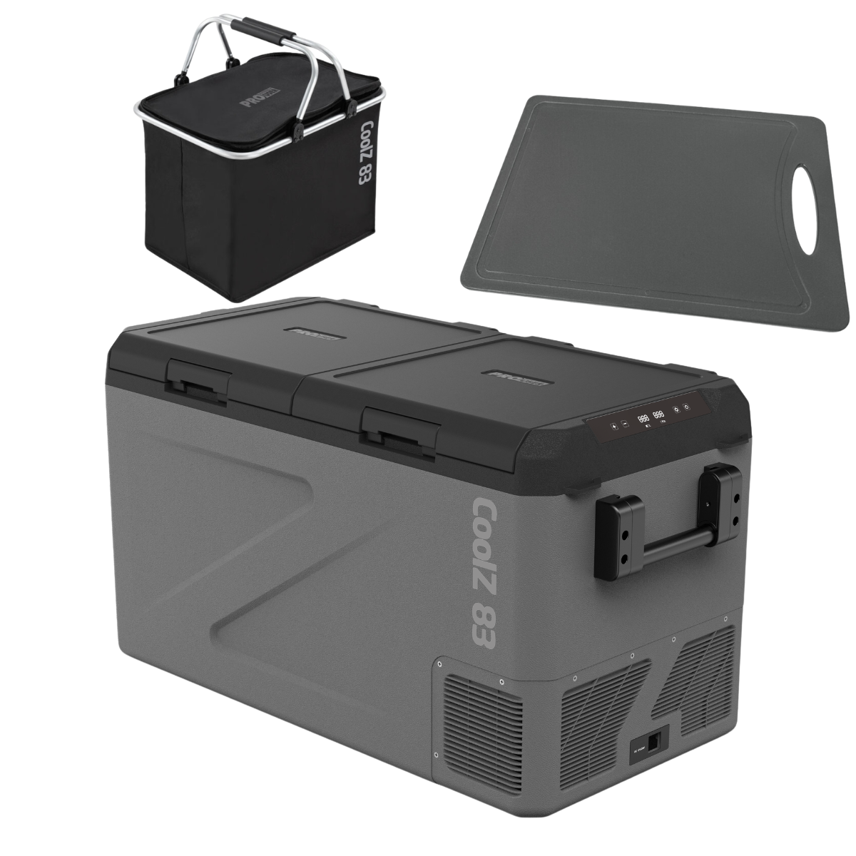 PRO USER Kompressor Kuehlbox CoolZ 83- 12-24-230 V- 83 L - 20413