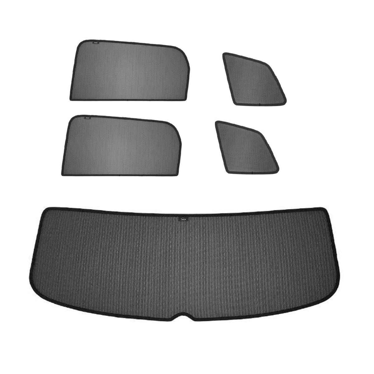 WINDESA SunClip Sonnenschutz - Sichtschutz Skoda Karoq ab Bj. 2018 Set ABC - sun-10408abc