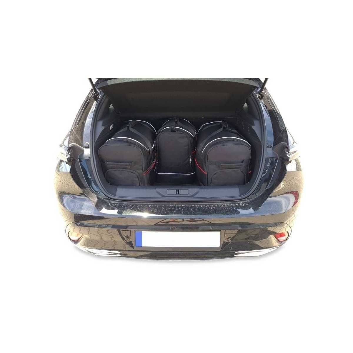 KJUST Kofferraum Taschen Set fuer PEUGEOT 308 Schraegheck PHEV ab Bj. 2021 4er-Set - 7032034