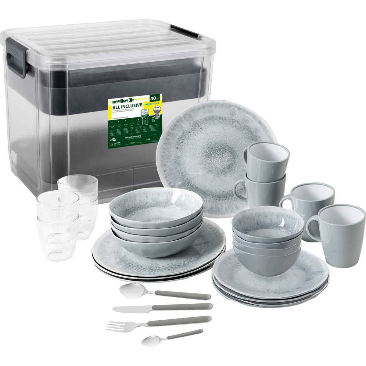 BRUNNER Pearl All Inclusive VIP Geschirrset 40-tlg BRUNNER Pearl All Inclusive VIP Geschirrset 40-tlg - 0830150N.C5X