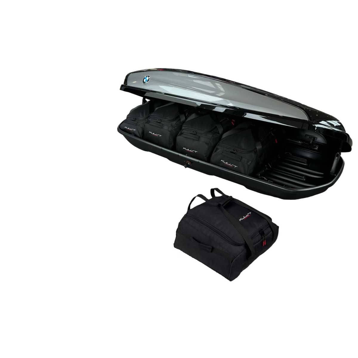 KJUST Dachboxen Taschen Set fuer Dachbox BMW 82732406460 420L 5er-Set - 13178