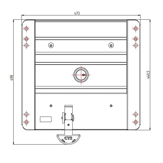 CTA Drehkonsole Ford Transit Bj- 2006-2014 - CTA Art-Nr. 9PG0005900V01