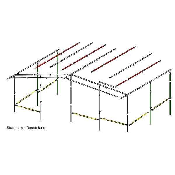 HAHN ZELTE Sturm-Gestaenge Paket - ZG01113