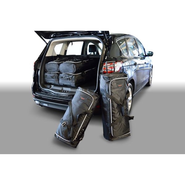 Car Bags F10801S Ford S-Max II -3- Sitzreihe eingeklappt- Bj- 15-23 Reisetaschen Set- Auf Ihr Auto massgeschneidert- Das Original