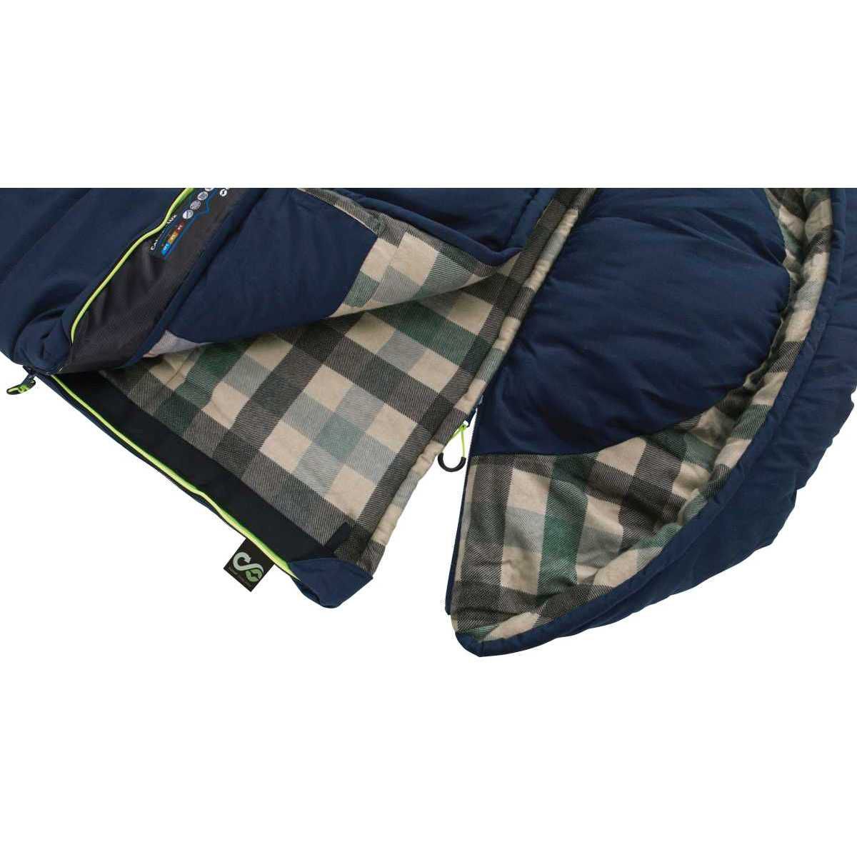 Outwell Camper Lux Deckenschlafsack Zipper links 235 x 90 cm - 230419