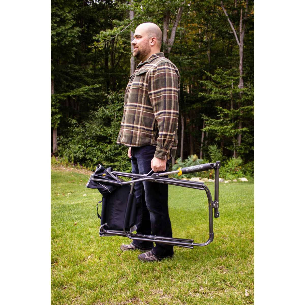 GCI faltbarer Schaukelstuhl Freestyle Rocker XL Indigo Blue - 47060