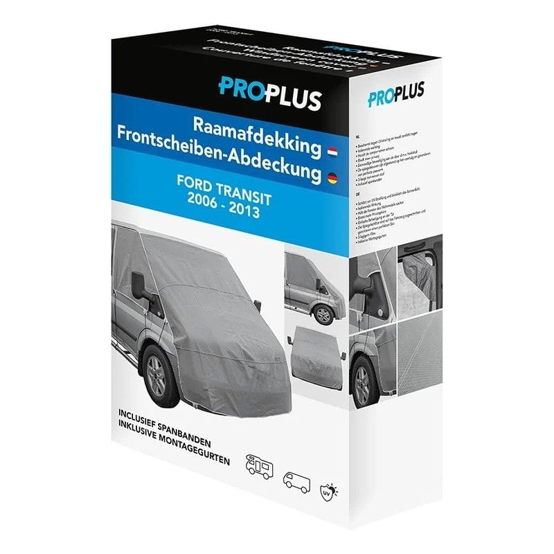 ProPlus Frontscheiben-Abdeckung -Vlies- fuer Ford Transit 2006–2013 – Thermo-Aussenabdeckung 610682V01