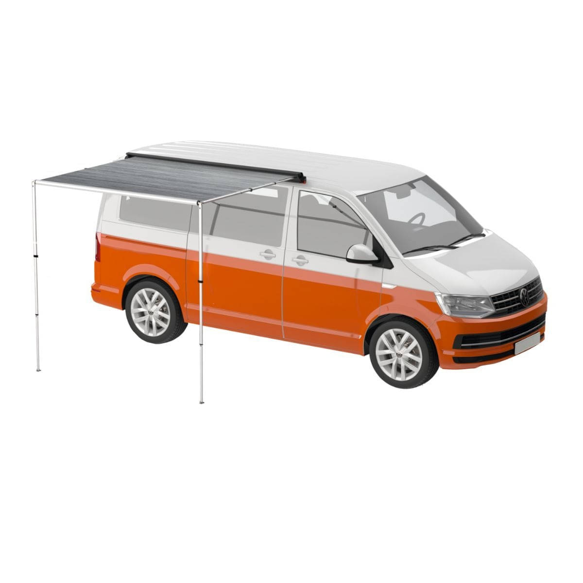 FIAMMA Markise F35- Royal Grey- 200 cm- Gehaeuse Deep Black - 09001-01R