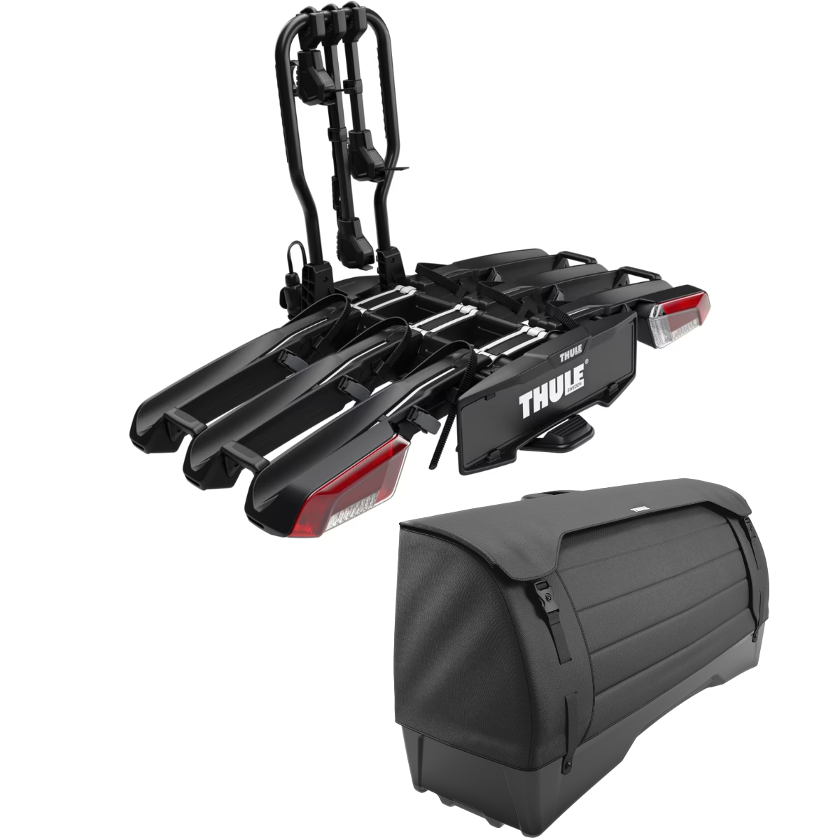 THULE 945 EasyFold 3 3B Fahrradtraeger inkl. Onto 2 Heckbox - 9451 9092