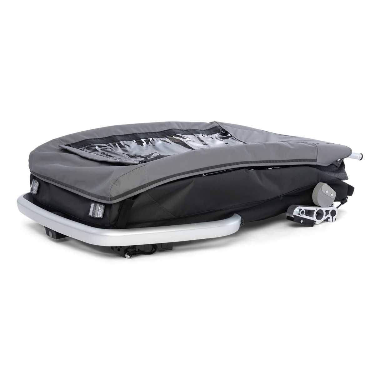 CROOZER Kinderfahrradanhaenger Kid Keeke 2 2in1-Set Mountain Grey - 121001623