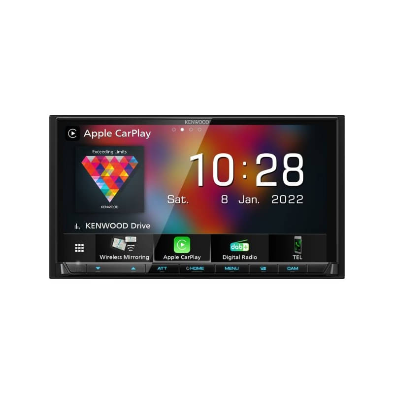 KENWOOD 7 Zoll Digital Media Receiver DMX8021DAB-CAMPER mit Sygic Premium- Navigations-App - DMX8021DAB-CAMPER