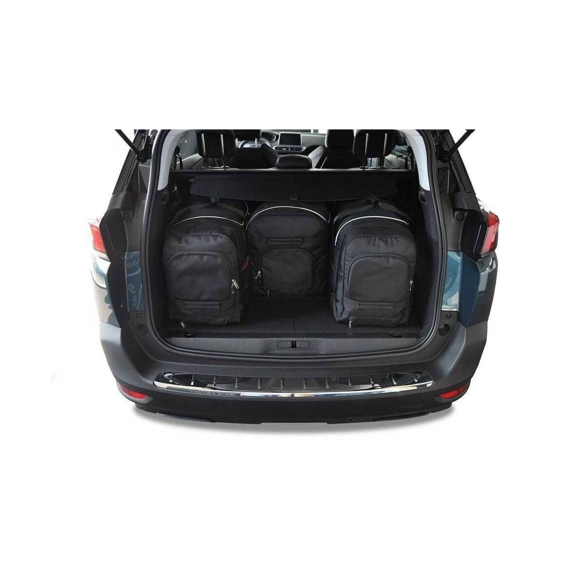 KJUST Kofferraum Taschen Set fuer PEUGEOT 5008 ab Bj. 2017 4er-Set - 7032021