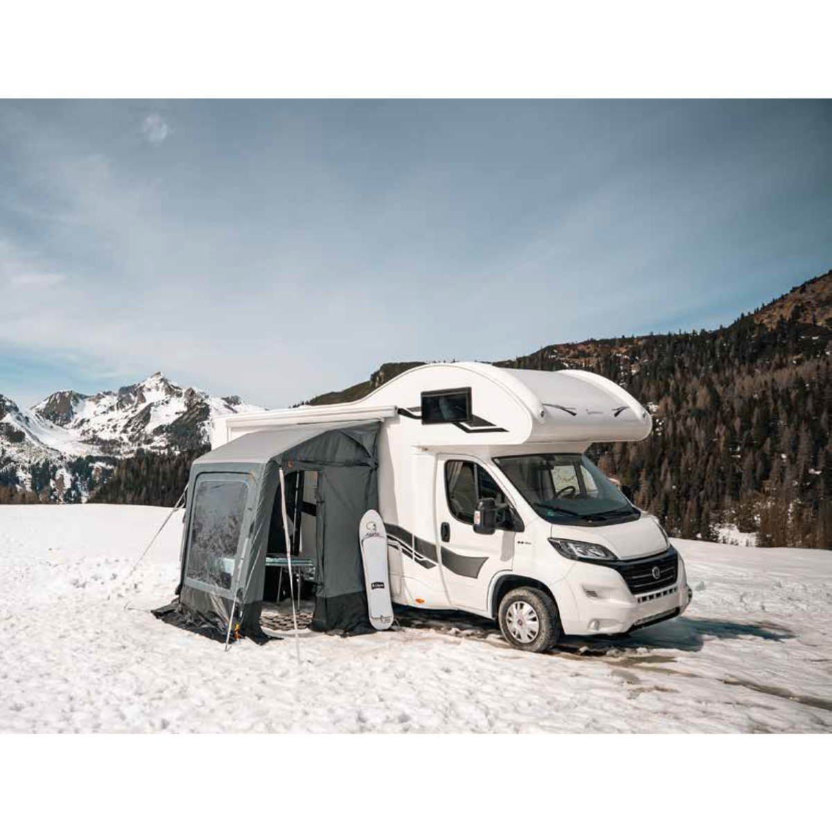 DOMETIC Wintervorzelt Winter AIR PVC 180 M- Groesse 180 x 180 cm- Anbauhoehe 265-295 cm Komplett-Set - 9120002367 9120002368