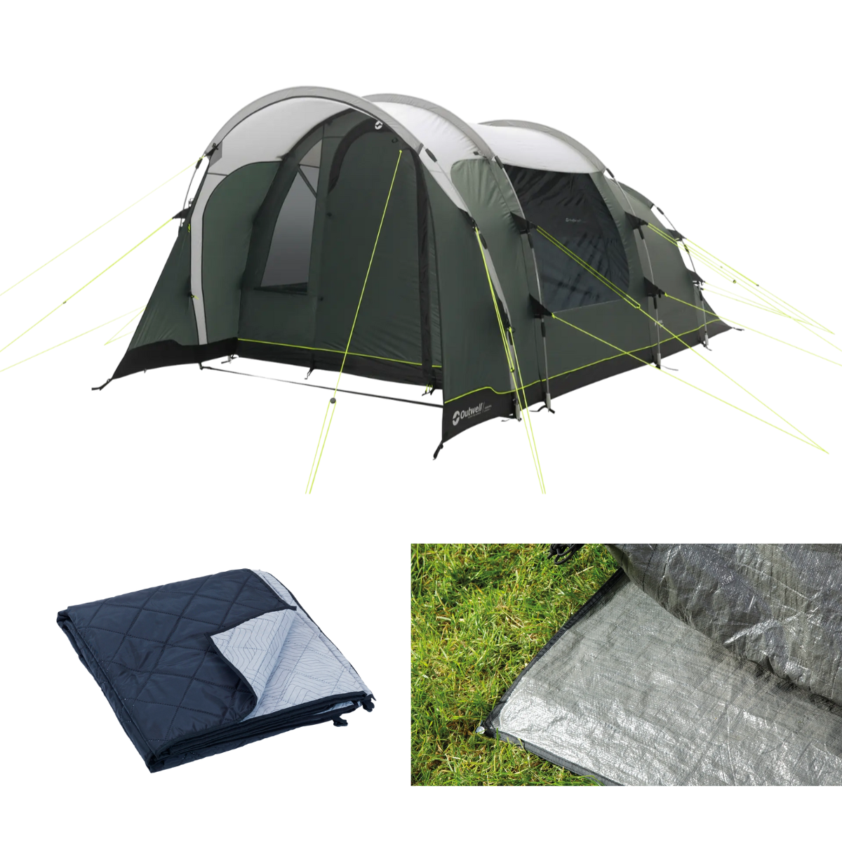 Outwell Familienzelt Durango 4 inkl. Teppich und Unterlage - 111528
