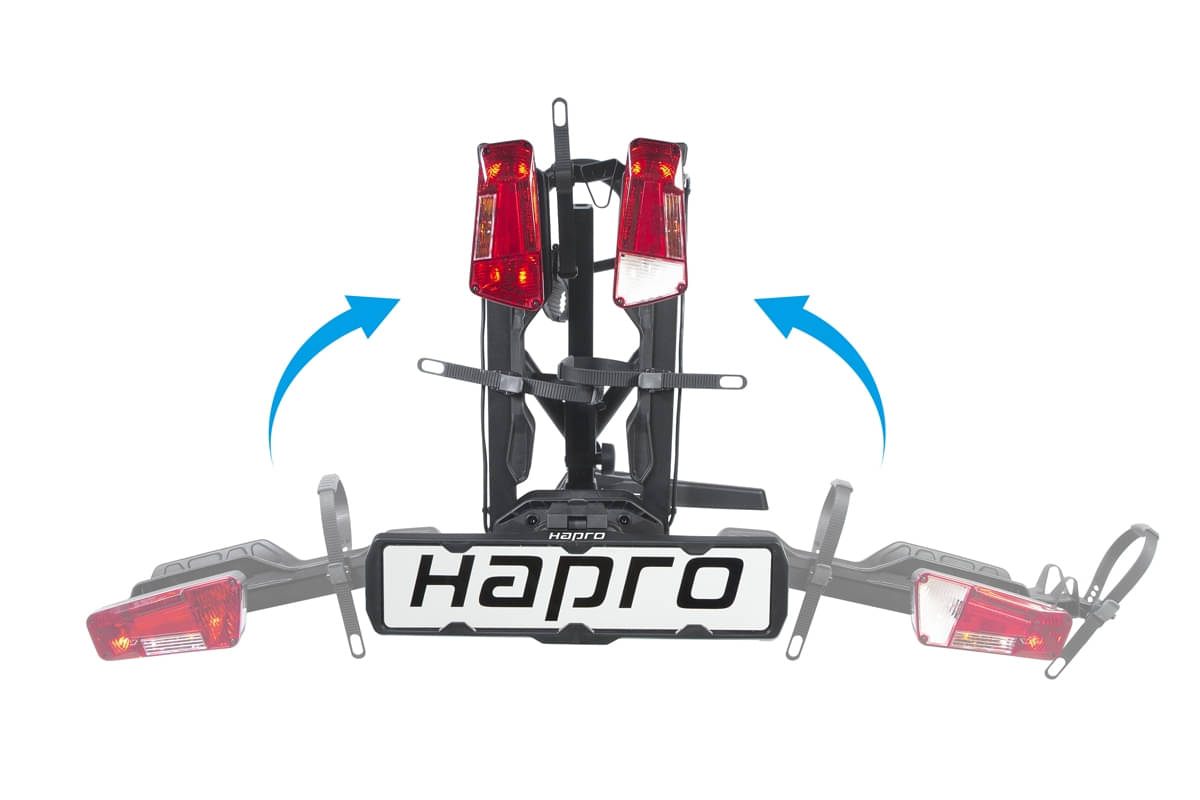 Hapro Atlas Premium Xfold I Fahrradtraeger faltbar 1 Fahrrad 34716