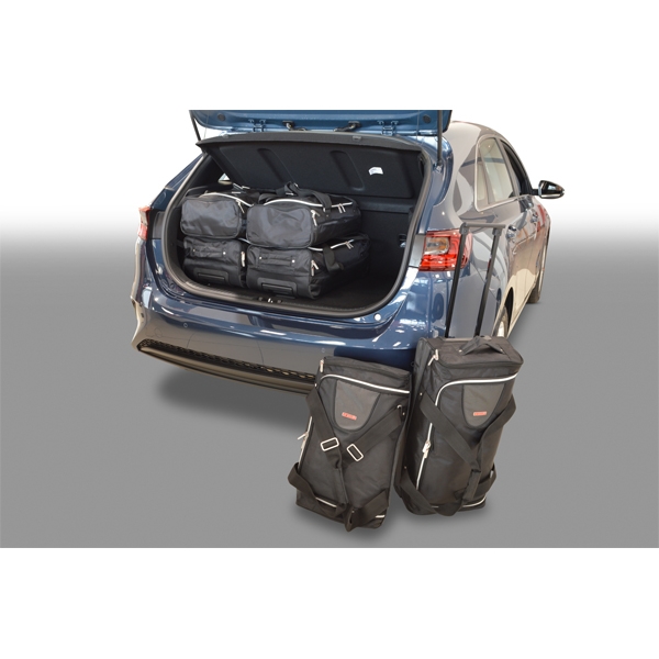 Car Bags K12001S Kia Ceed Bj- 19- m- verstellb- Ladeboden in unterer Pos- Reisetaschen Set- Auf Ihr Auto massgeschneidert- Das Original