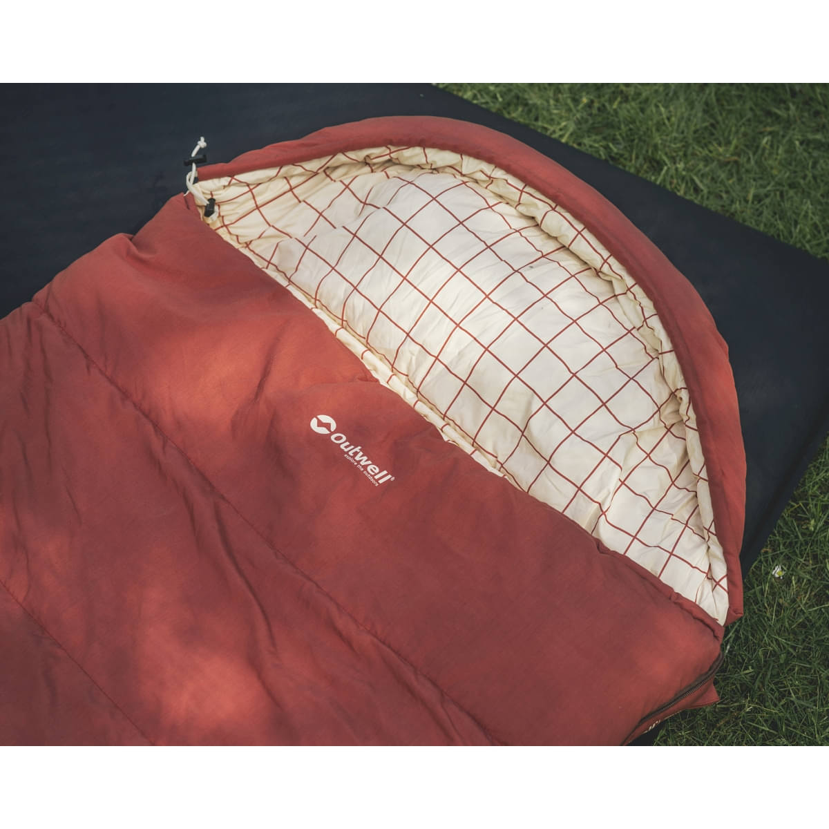 Outwell Camper Lux Red Deckenschlafsack- Zipper links- 235x90 cm - 230501