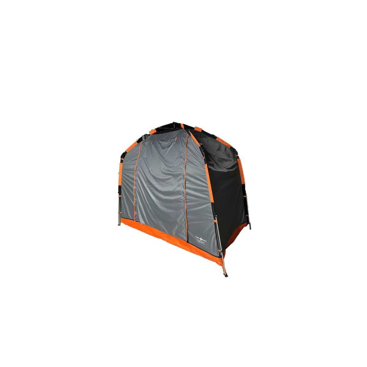 Disc-O-Bed TENT Zelt mit Sonnenvordach grau-orange - 70001