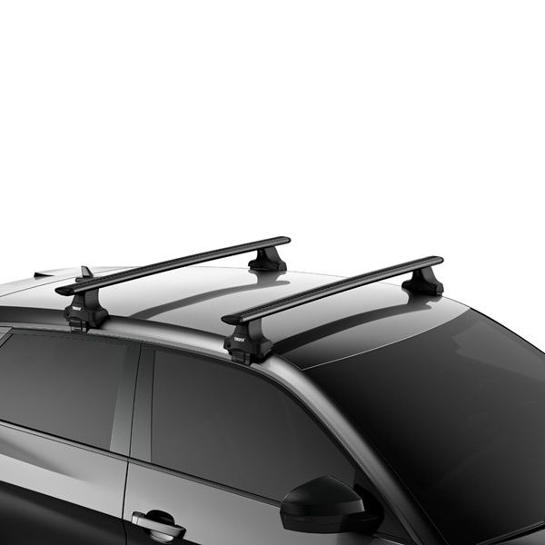 Kompletter THULE Dachtraeger mit WingBar Evo Black Aluschienenprofilen