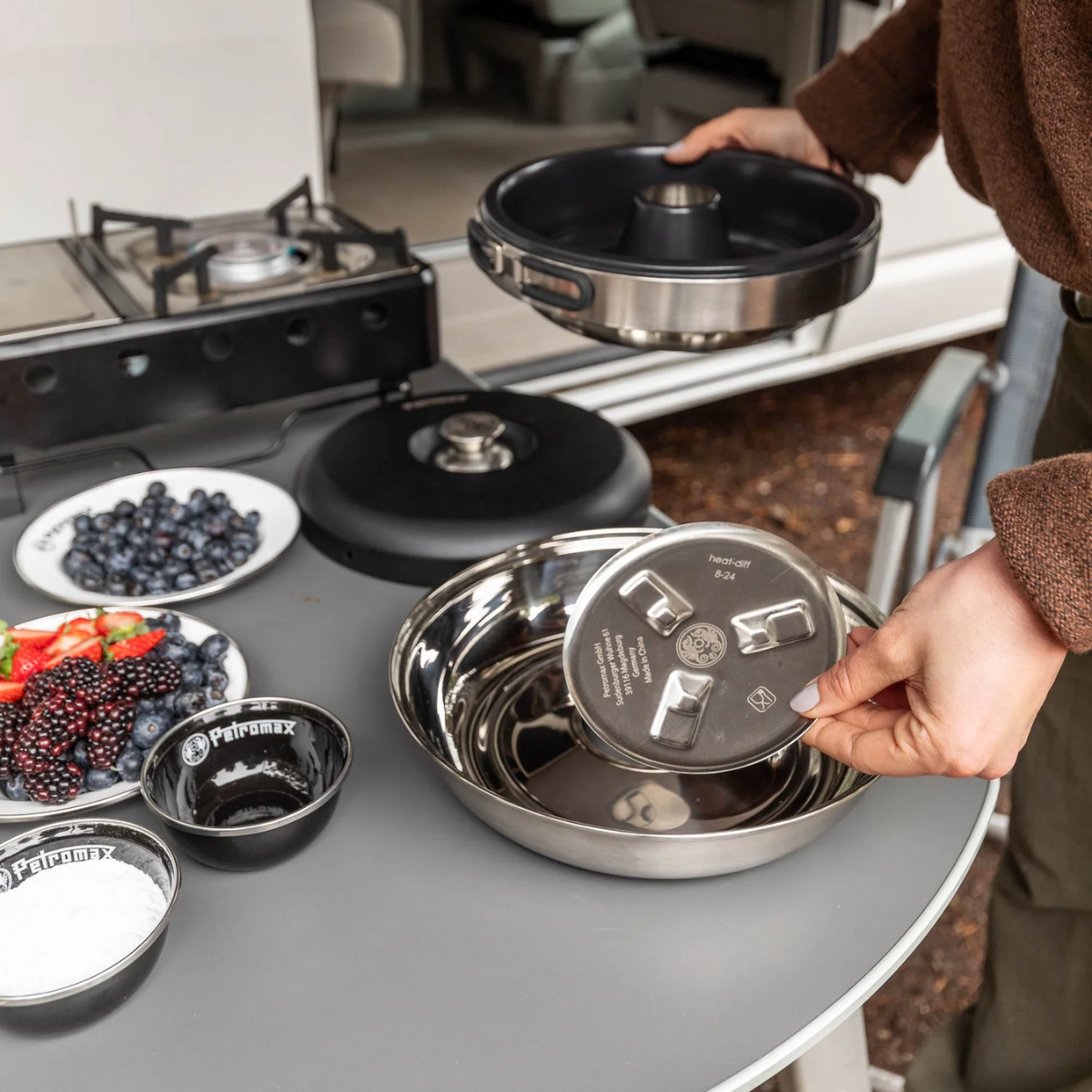 PETROMAX Hitzeverteiler für Camping Backofen PETROMAX Hitzeverteiler fuer Camping Backofen - heat-diff