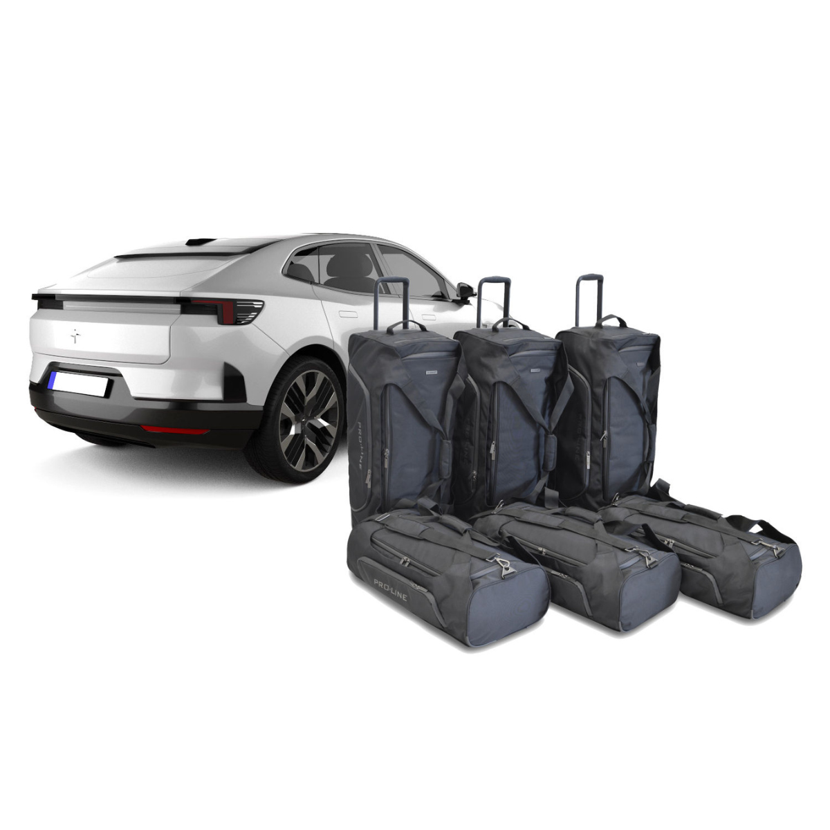Car Bags Pro-Line P30401SP Polestar 4 Bj- 24-heute Reisetaschen Set- Auf Ihr Auto massgeschneidert- Das Original