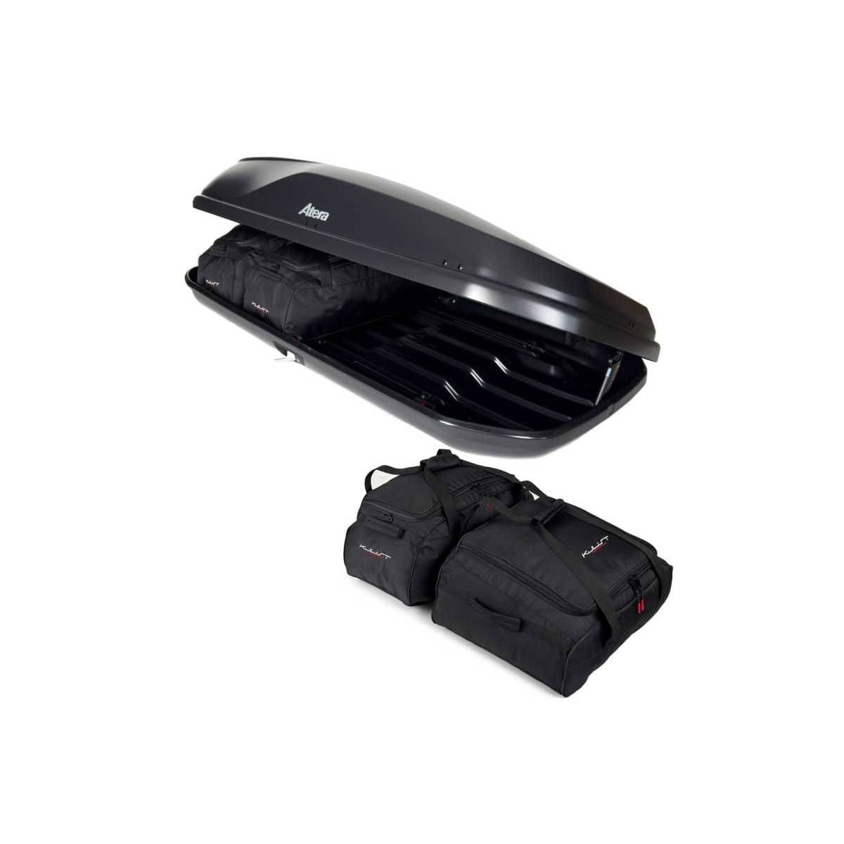 KJUST Dachboxen Taschen Set fuer Dachbox ATERA CASAR XL 4er-Set - 13138