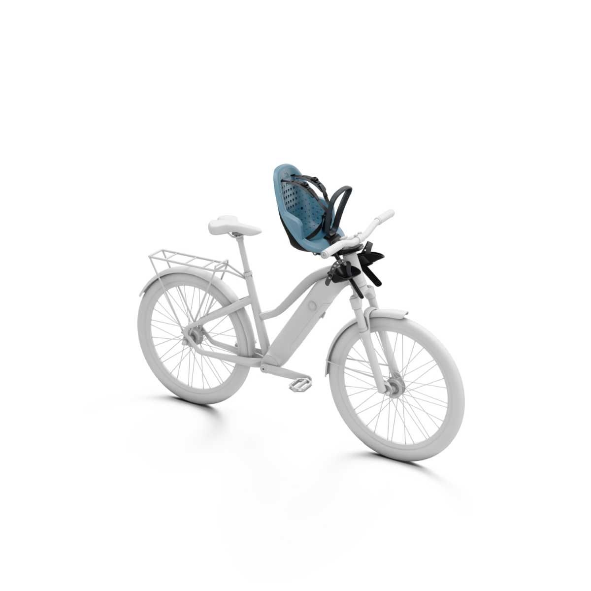 THULE Yepp 2 Mini Fahrradkindersitz Frontmontage Aegean Blue - 12021152