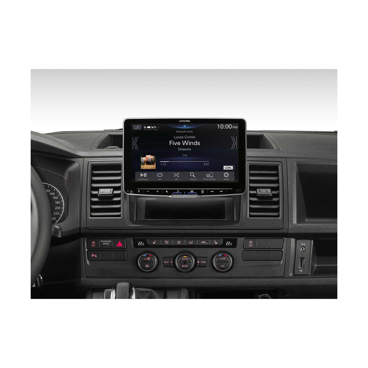 ALPINE HALO 9 Digital-Media-Station VW T6 iLX-F905T6