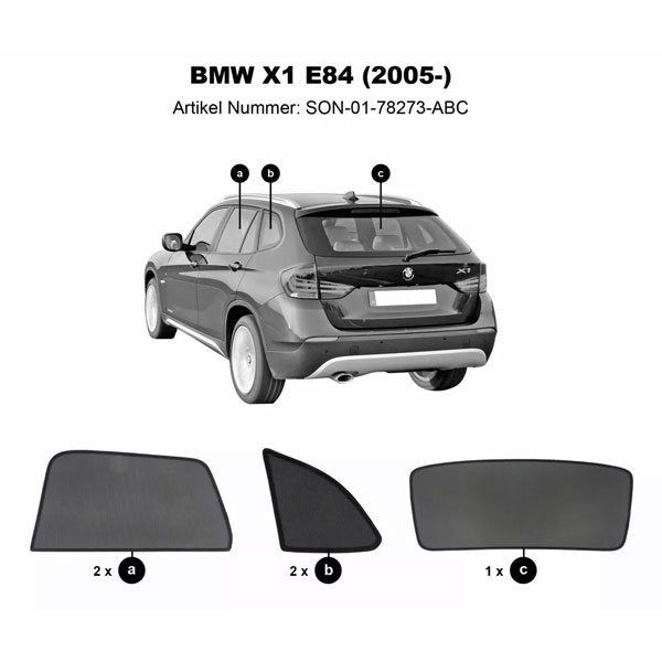 Sonniboy ClimAir Sonnenschutz BMW X1 E84