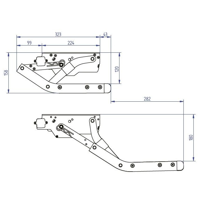 Thule Single Step 12V - 550 - 309968 - Einstiegstufe THULE Single Step 12V 550 Alu