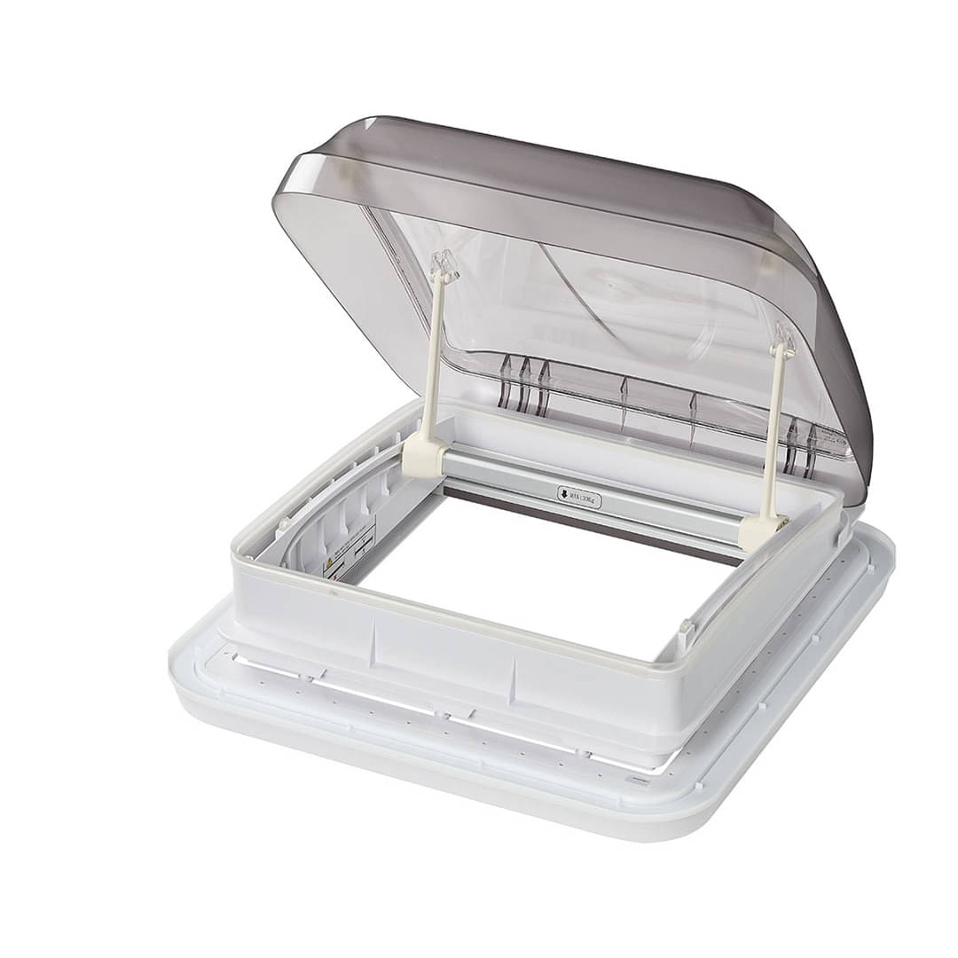 ProPlus Dachhaube 400x400 mm, Dachstärke 28-50 mm, ohne Zwangsbelüftung, Transparent ProPlus Dachhaube 400x400 mm- Dachstaerke 28-50 mm- ohne Zwangsbelueftung- Transparent 610905