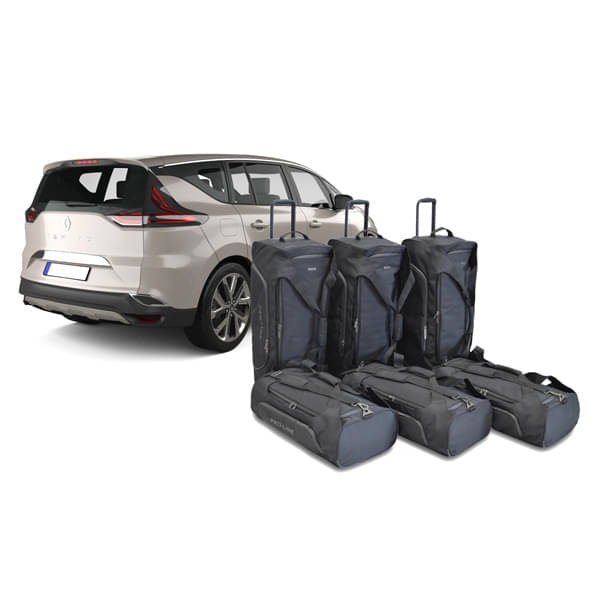 Car Bags Pro-Line R10801SP Renault Espace Bj- 15-23 Reisetaschen Set- Auf Ihr Auto massgeschneidert- Das Original