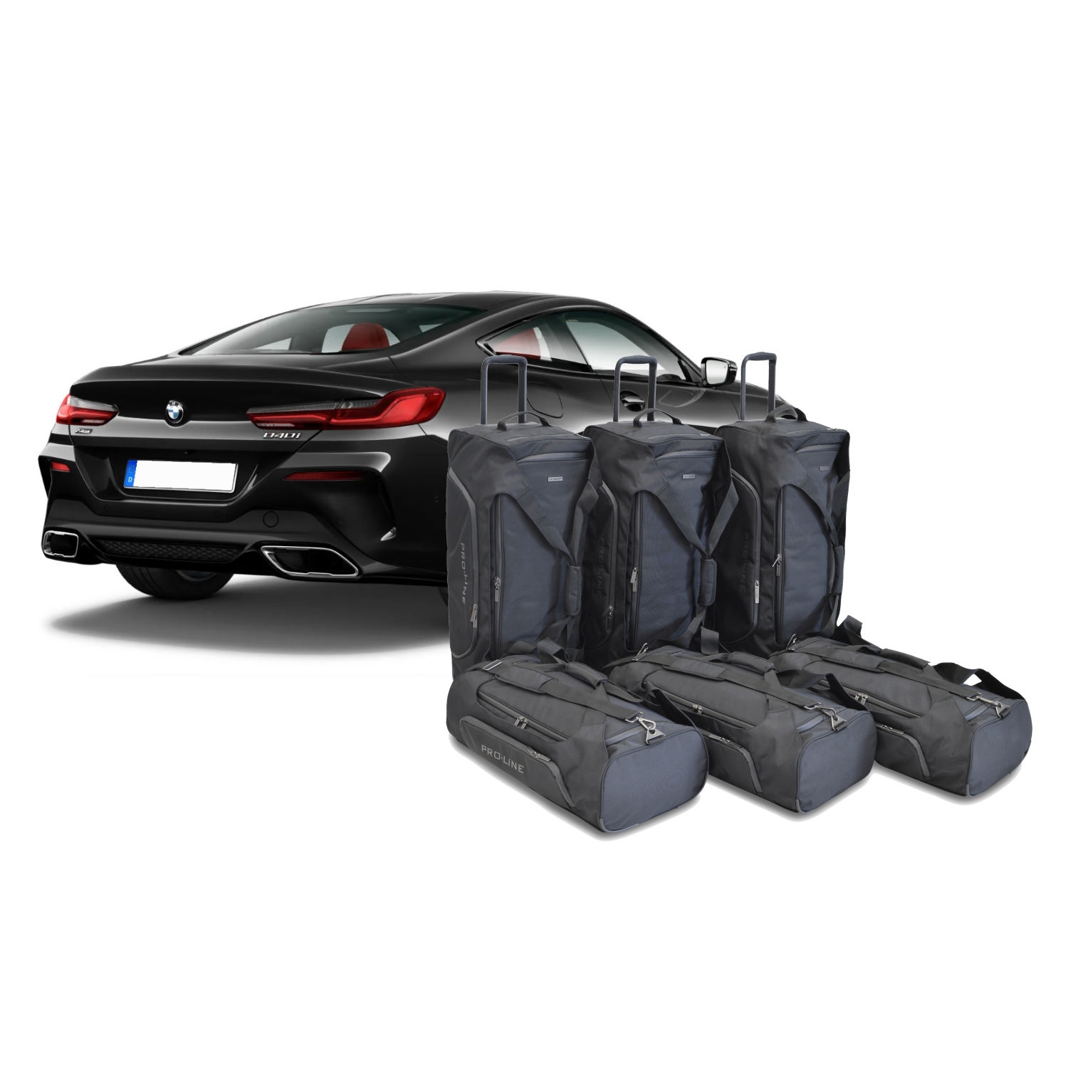 Car Bags Pro-Line B15301SP BMW 8er Coupe -G15- Bj- 18- Reisetaschen Set- Auf Ihr Auto massgeschneidert- Das Original