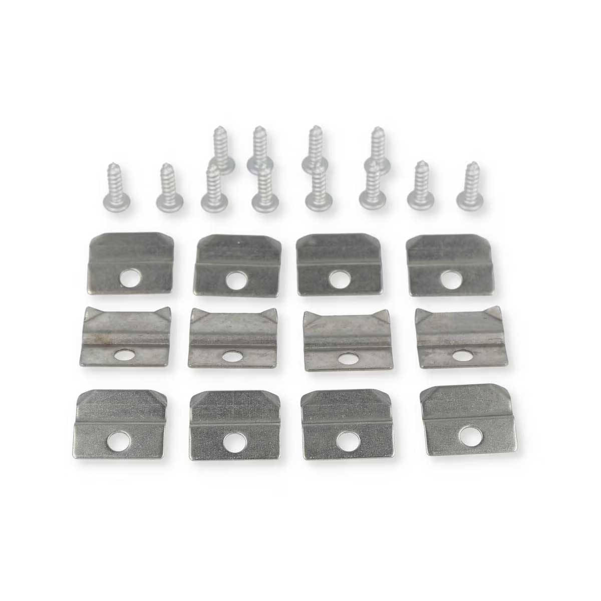 FREUCAMP Fenstermontage-Clips 22 - 23 mm Wandstaerke fuer Ausstellfenster