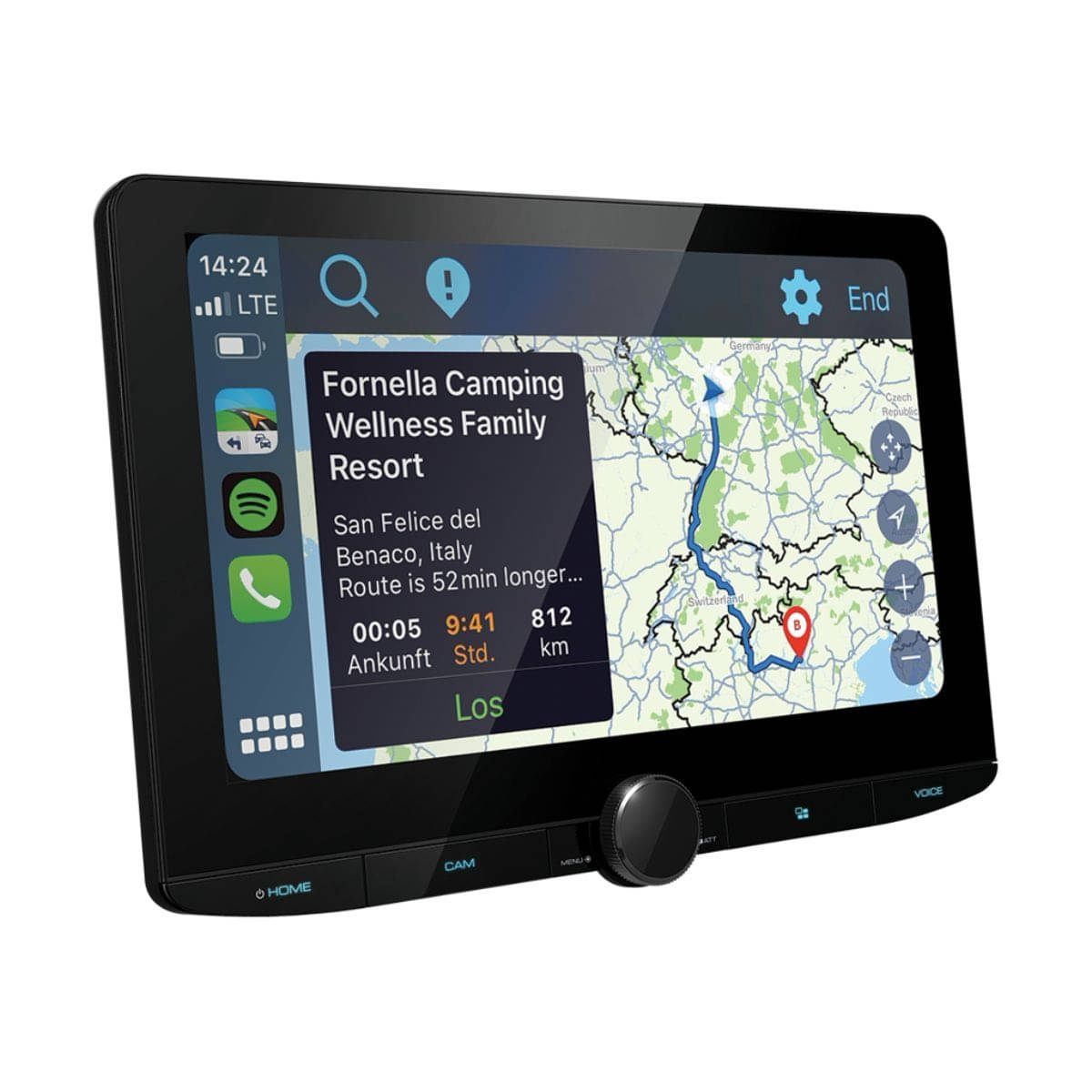 KENWOOD DMX9724XDS inkl- Installations-Kit mit LFB fuer Renault Master ab Bj. 2019