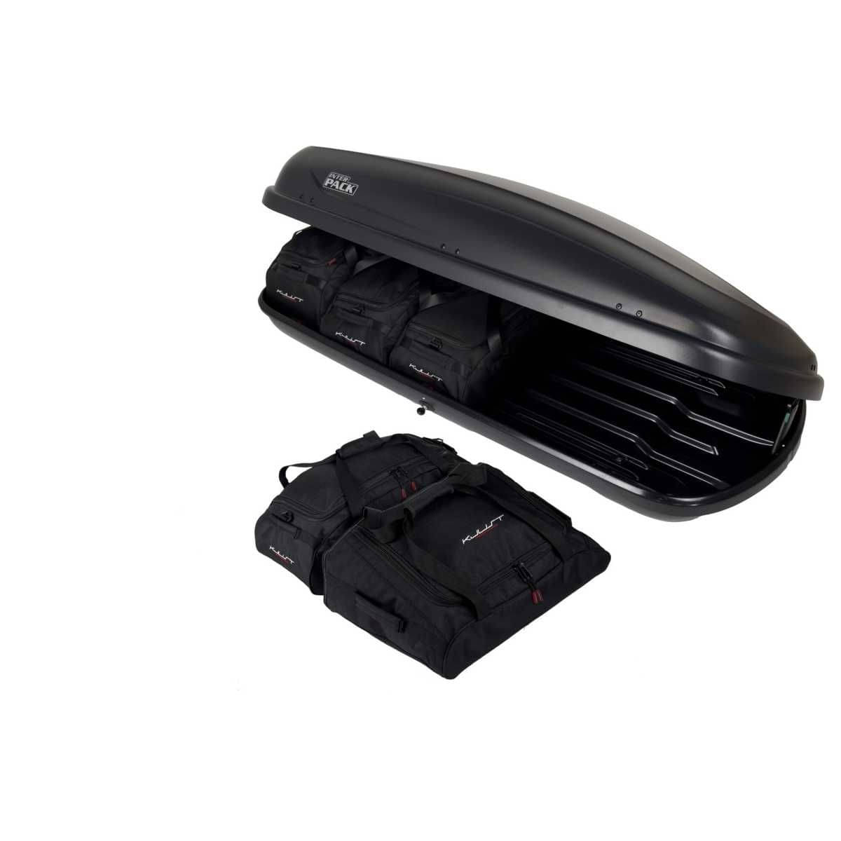 KJUST Dachboxen Taschen Set fuer Dachbox INTERPACK TRAXER 6.6 5er-Set - 13205