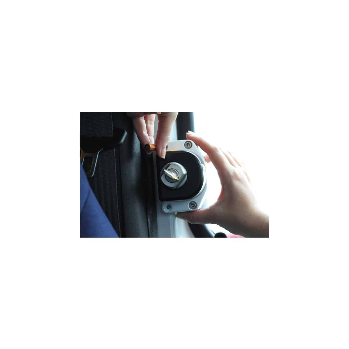 HEOSolution HEOSafe Tuersicherung Renault Master-Opel Movano Bj- 2000-06-2010 - Iveco Daily Bj. 2000-2014 Abschliessbar 2er-Set - 1556