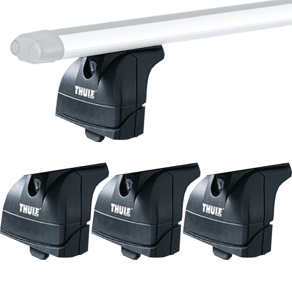 Thule Rapid System 753 - 753000 - THULE 753 Rapid Fixpunkt XT LOW Fusssaetze fuer Dachtraeger