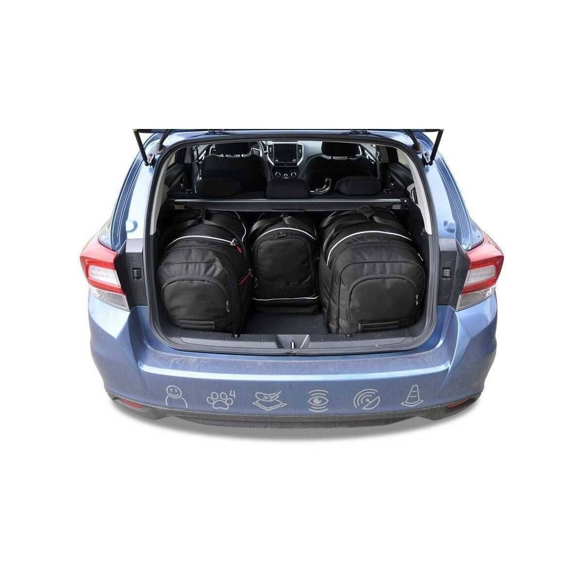 KJUST Kofferraum Taschen Set fuer SUBARU IMPREZA ab Bj. 2017 4er-Set - 7038025
