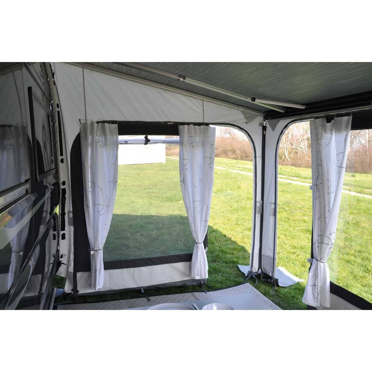 HAHN ZELTE Markisenvorzelt KORSIKA 2 fuer Thule 5200 Laenge 350 cm Aufbauhoehe 270-300 cm - Z01027_350H3