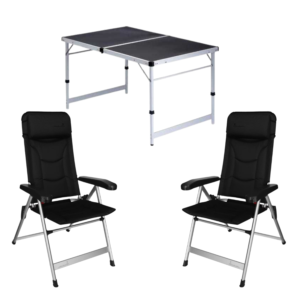 ISABELLA Campingstuhl Loke High Back 2er Set mit Klapptisch 60 x 120 cm ISABELLA Campingstuhl Loke High Back 2er Set mit Klapptisch 60 x 120 cm