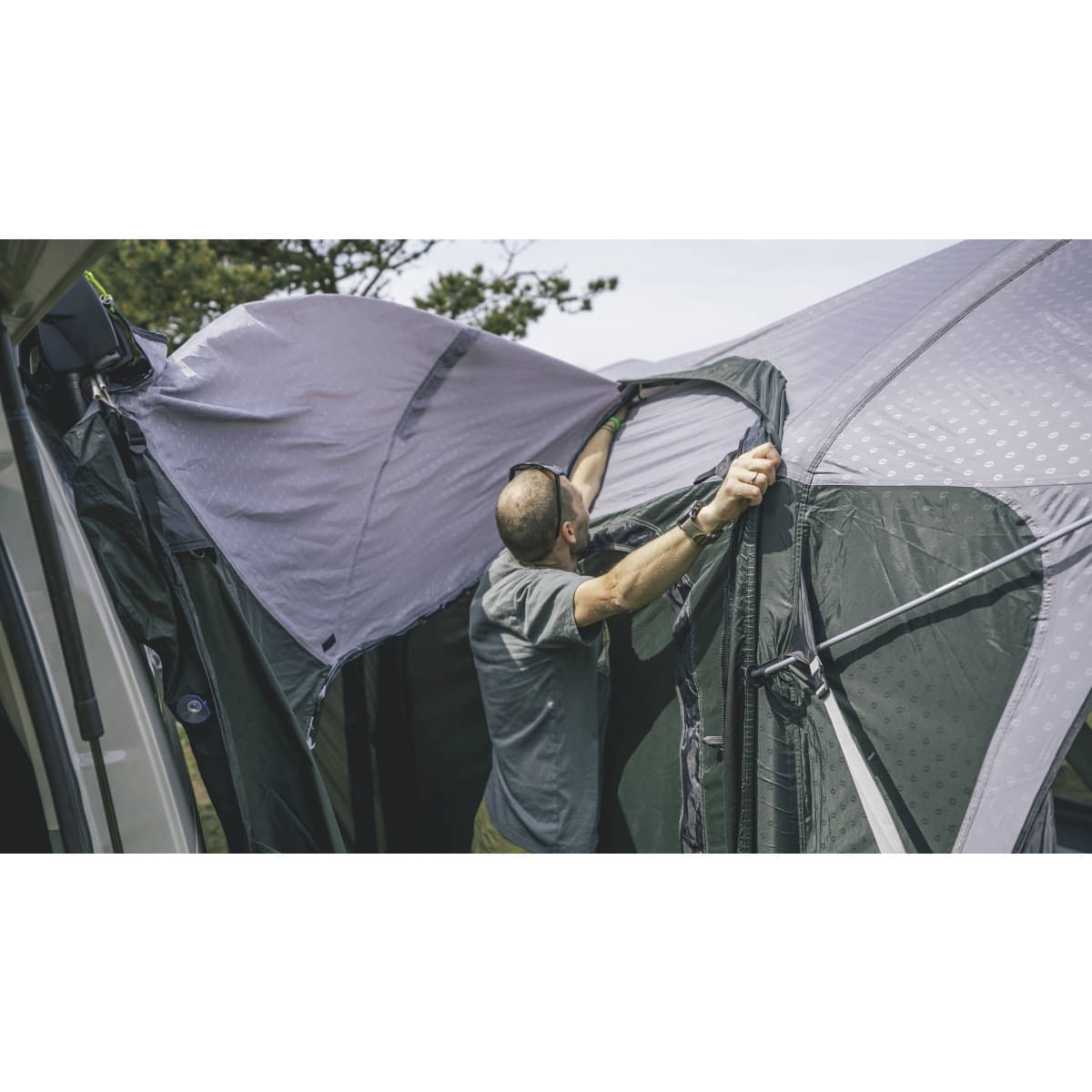 Outwell aufblasbares Busvorzelt Cross PowerAir - 111561