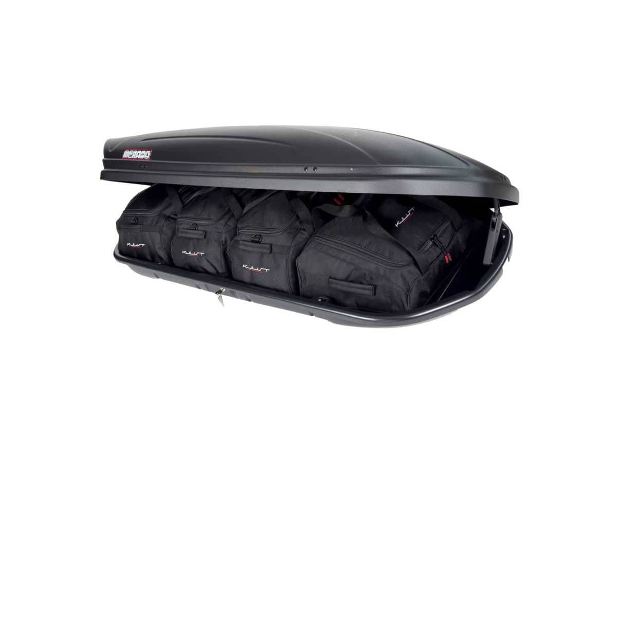 KJUST Dachboxen Taschen Set fuer Dachbox MENABO MARATHON 460 4er-Set - 13134