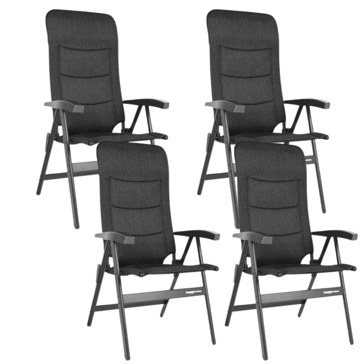 WESTFIELD Campingstuhl Noblesse brown melange 4er-Set - 101-101 BM