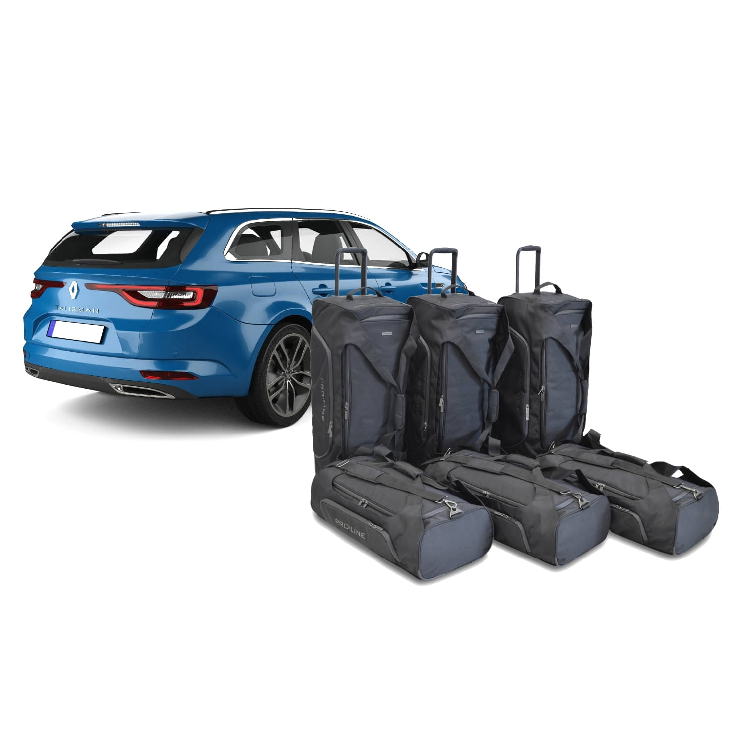Car Bags Pro-Line R11101SP Renault Talisman Estate - Grandtour Bj- 16-22 Reisetaschen Set- Auf Ihr Auto massgeschneidert- Das Original