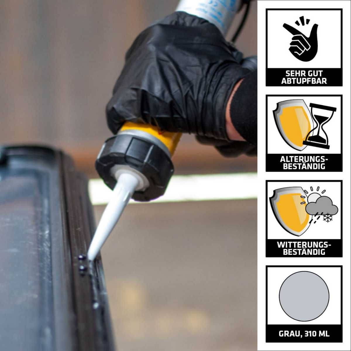 SIKA Butyldichtstoff SikaLastomer - 514 Grau 310 ml - 796946